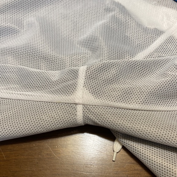 NoBo Color Blocked Brown, Tan and White Long Length Swim Trunks Sz 32 - Picture 7 of 13